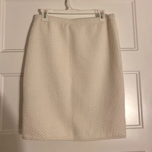 Max Studio white sweater pencil skirt - L